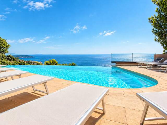 CAP D'AIL 'MALA' - 3P 80M² - TERRASSE 35M² - GARAGE - CAVE - VUE — photo du bien