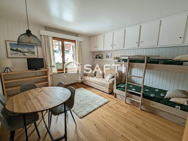 Studio cosy avec vue montagne à Megève — photo du bien