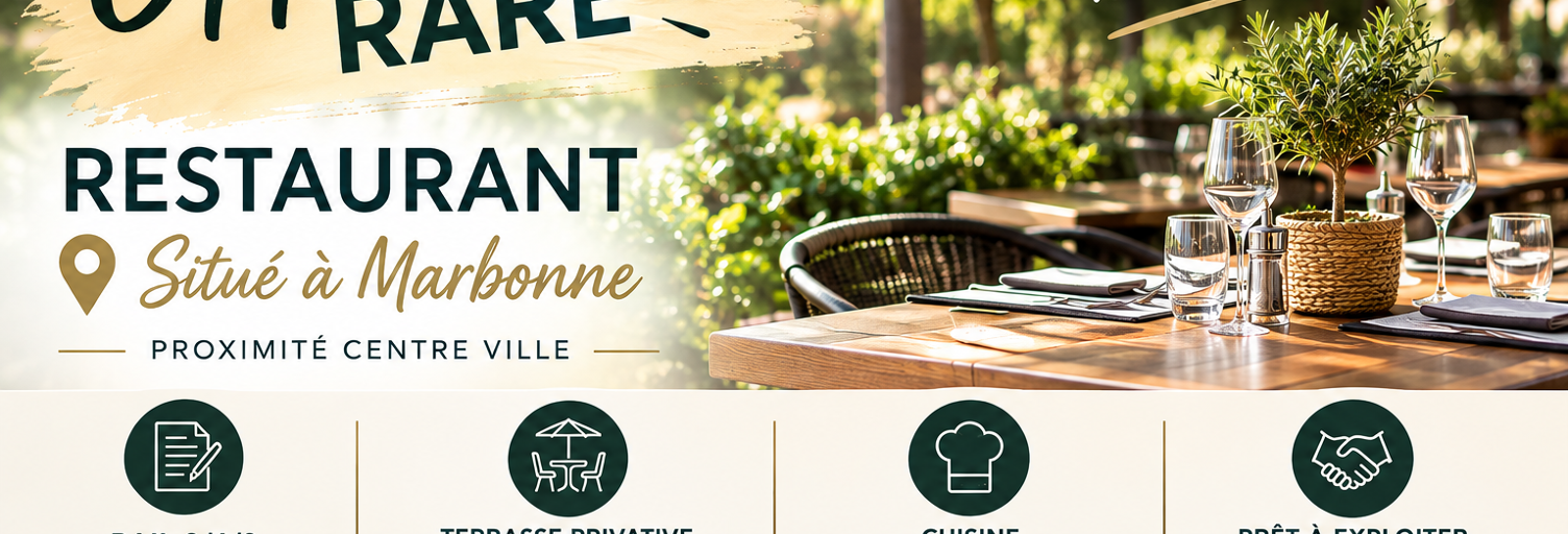 Commerce  360 m² à vendre à Narbonne (11100)