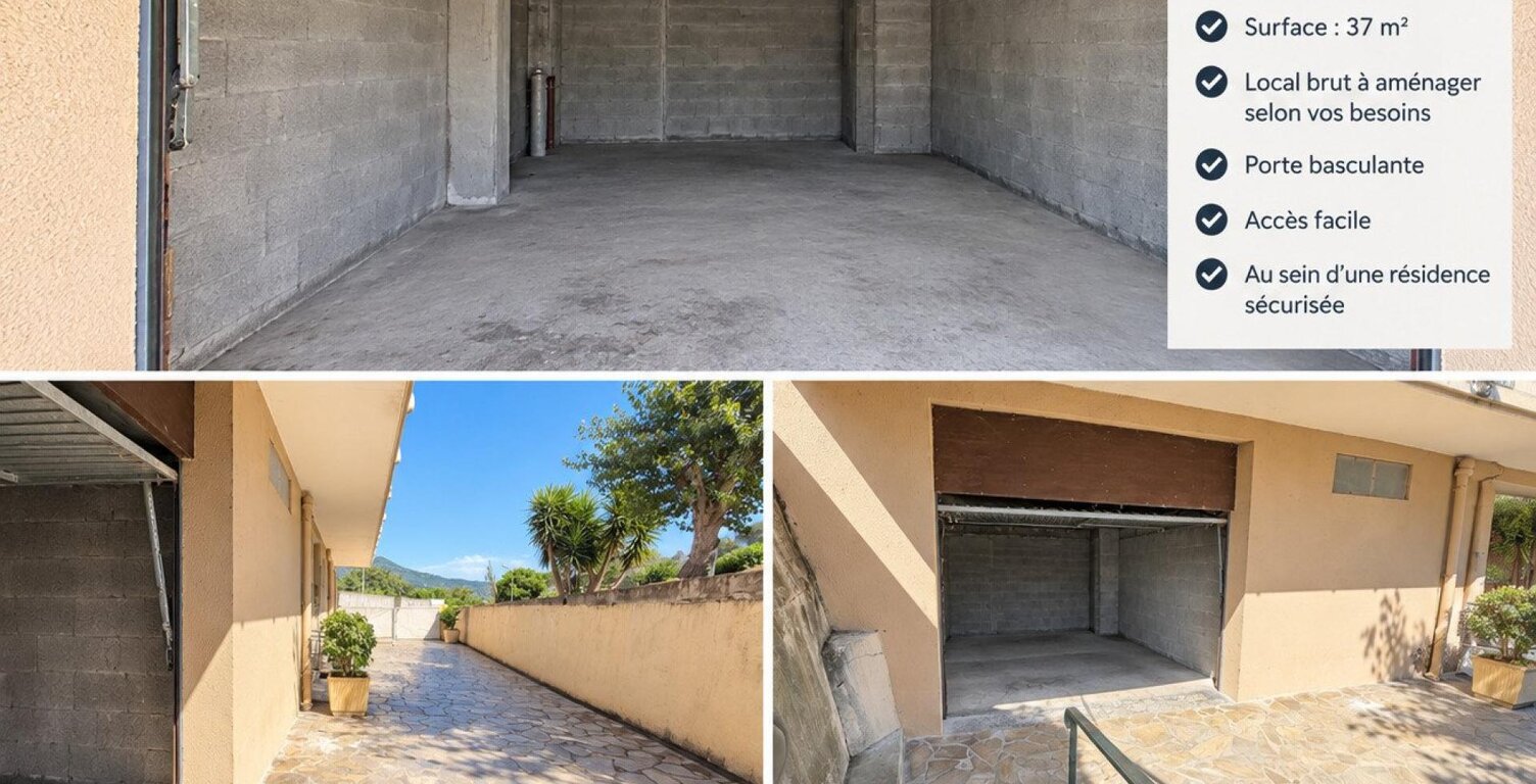 local brut en RDC d'immeuble commercial/bureau/stockage — photo 1