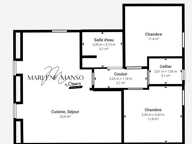 T3 lumineux de 68 m² avec jardin, terrasse et 2 places — photo 4
