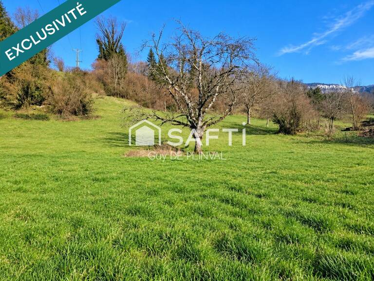 Saint-Offenge  Terrain plein sud  Vue panoramique Revard, Colombier & Clergeon — photo 1
