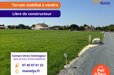 Terrain viabilisé et libre de constructeur — photo du bien