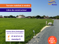 Terrain viabilisé et libre de constructeur proche de Nancras — photo 3