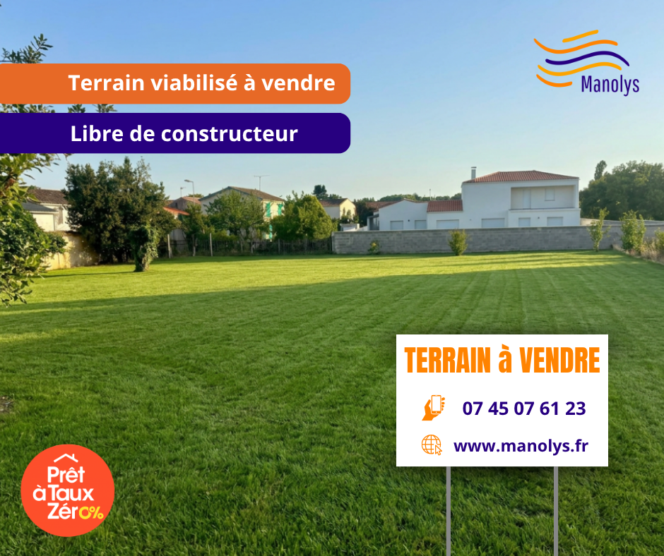 Terrain à vendre proche d'Angliers