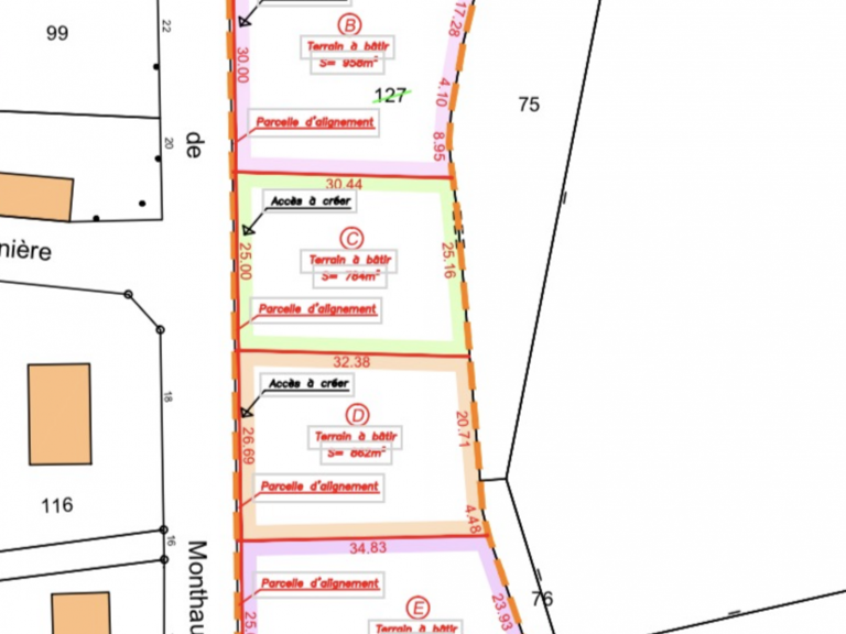 Vente Terrain à bâtir 925 m&sup2; — photo 1