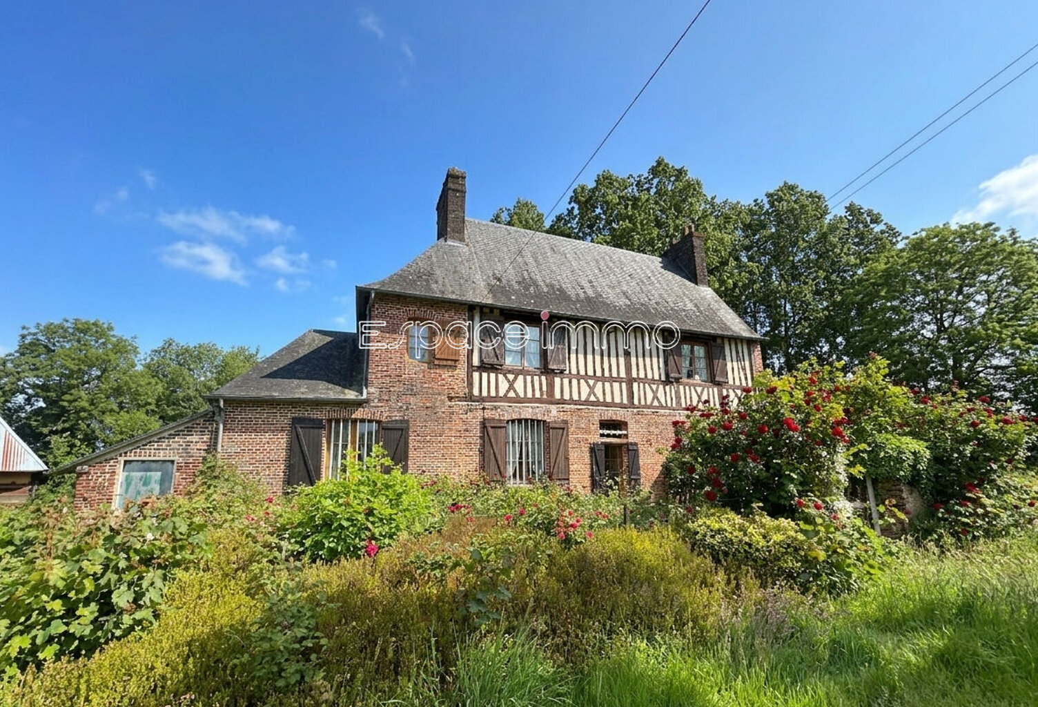Maison de charme  - 124m² - 4 chambres - Dépendances - 2 Hectares de terrain - BOSC LE HARD — photo 1