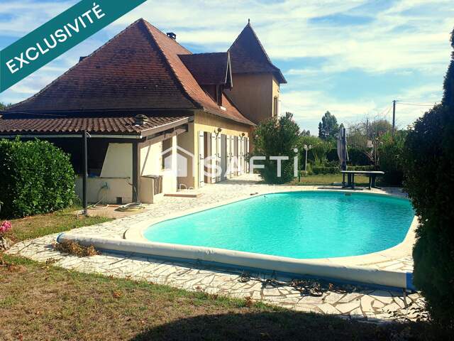 Périgourdine 5 pièces + piscine + garage double + carport — photo du bien