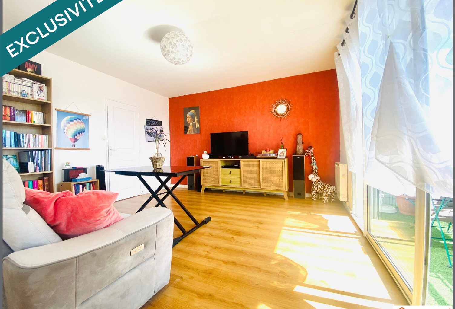 T3 / 65M2 / TRAVERSANT ET LUMINEUX / DERNIER ETAGE / BALCON / CAVE / 800m DU CENTRE DE MERIGNAC — photo 1
