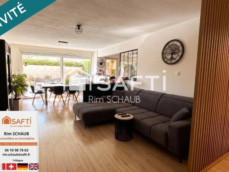 EXCLUSIVITÉ  KEMBS LOECHLÉ | Magnifique F4 en Rez-de-Jardin (94 m²) avec terrasse, garage et jardin sans vis-à-vis — photo 1