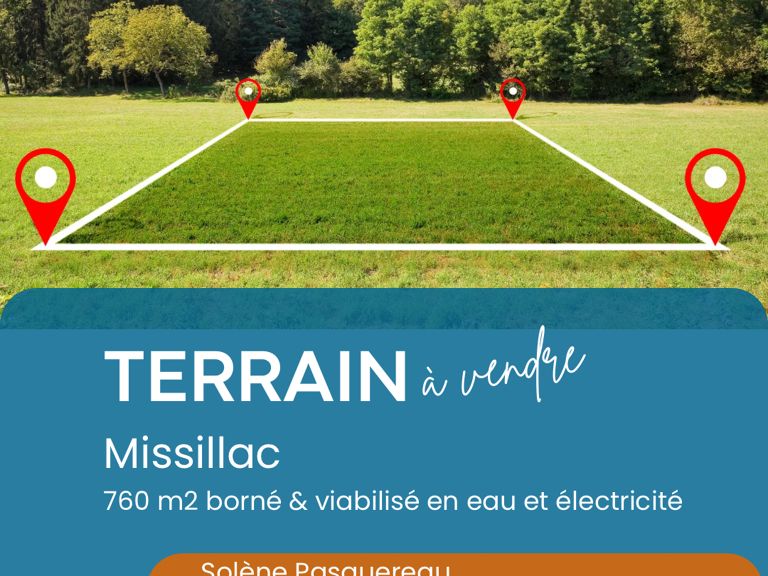 Vente Terrain à bâtir 760 m&sup2; — photo 1
