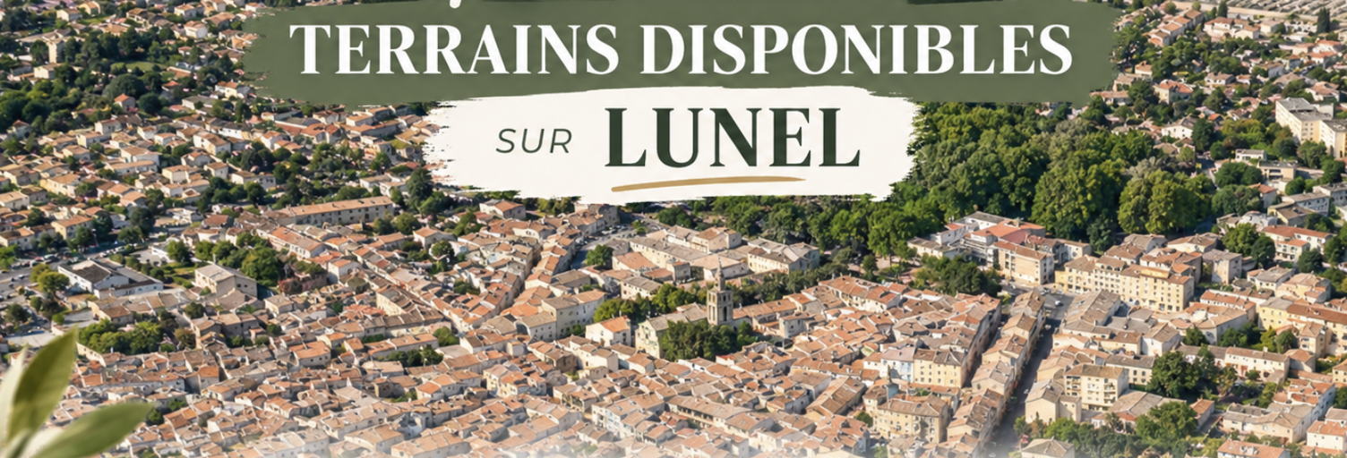 Terrain  808 m² à vendre à Lunel (34400)