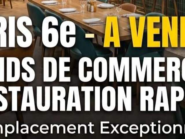 Vente Restauration rapide 48 m&sup2; — photo du bien