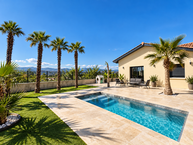 VILLA MODERNE - VUE IMPRENABLE SUR LE PILAT — photo du bien