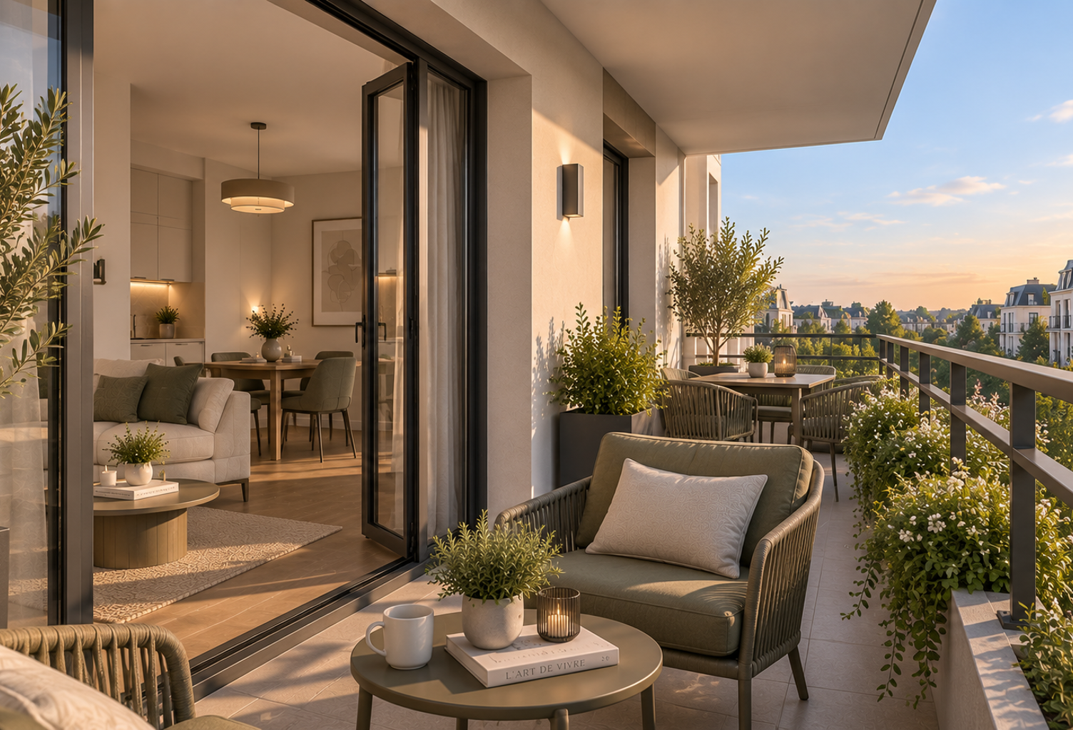 CHESSY – VAL D’EUROPE | 3 PIÈCES 65 M² AVEC BALCON – RÉSIDENCE DE STANDING — photo 1