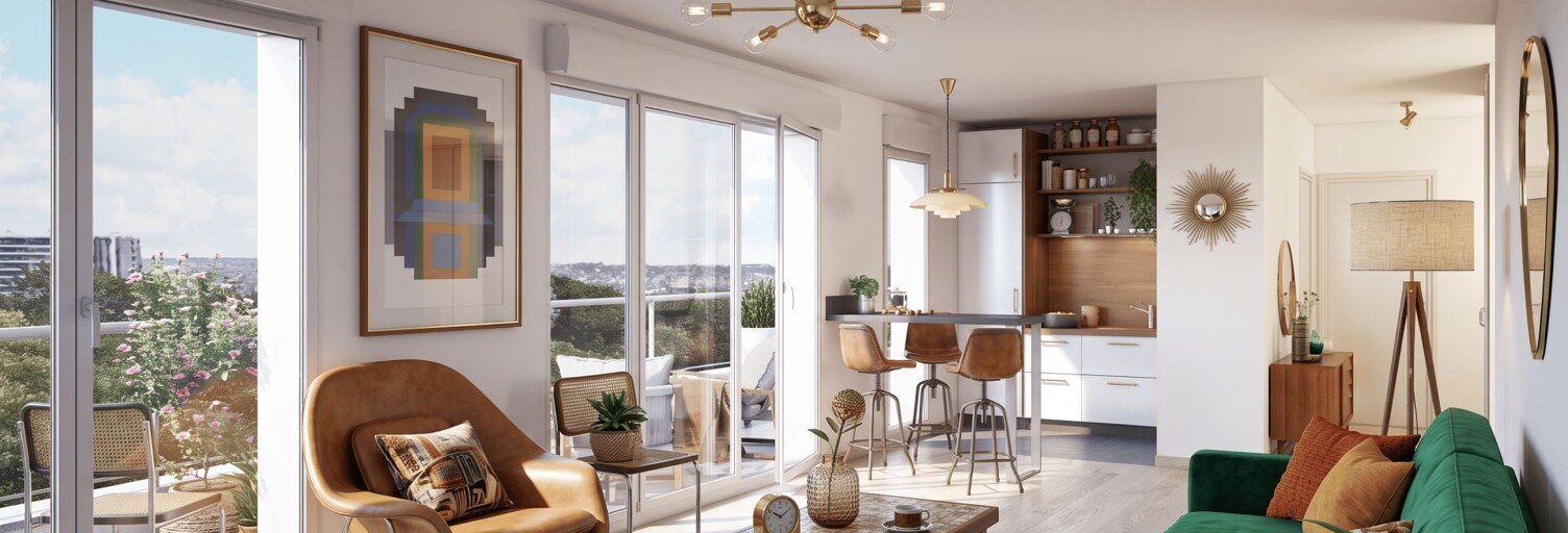 Appartement neuf T2, T3, T4 Pièce 42 à 79 m² à vendre à Saint-Genis-Laval (69230)