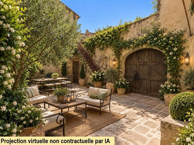 ROQUEMAURE (30150) – HÔTEL PARTICULIER – 460 M² – ÉLÉMENTS D’ARCHITECTURE ANCIENS – COUR INTÉRIEURE – GARAGE – TERRASSE – COMBLES À AMÉNAGER — photo 1