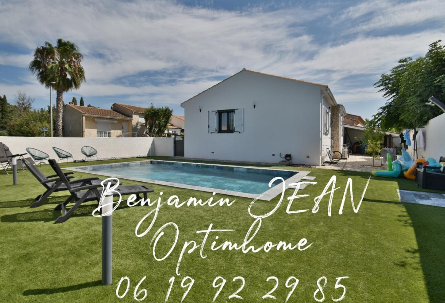 À vendre – Maison de plain-pied entièrement rénovée avec piscine – Sérignan (34) — photo 1