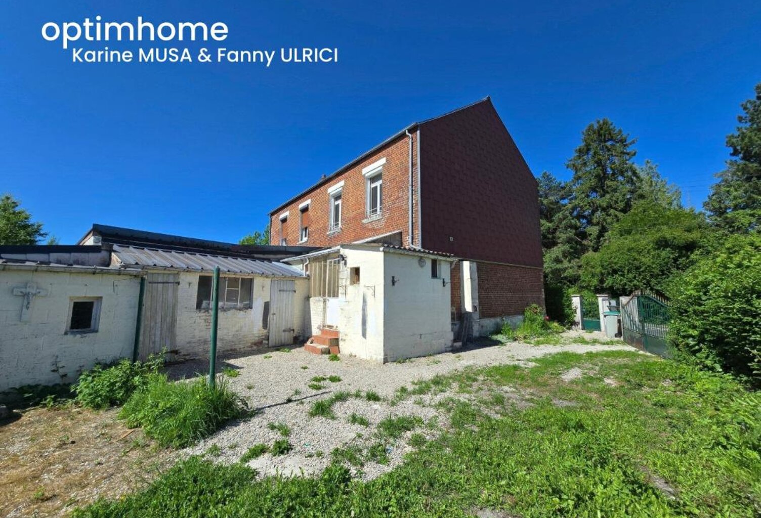 HIRSON (02) - 🏡 Vente maison semi-individuelle, avec 3 chambres 🛏️🛏️🛏️, cour 🚗 et jardin ☘️ — photo 1