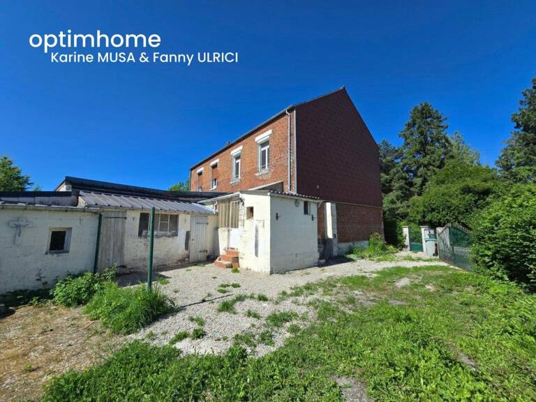 HIRSON (02) - 🏡 Vente maison semi-individuelle, avec 3 chambres 🛏️🛏️🛏️, cour 🚗 et jardin ☘️ — photo 1