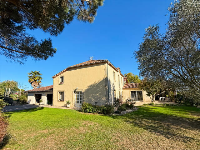 GERS (32) – À 10 min d’Aire-sur-l’Adour – Superbe maison en pierre rénovée de 160 m², 4 chambres, terrain arboré de 1 592 m² — photo du bien
