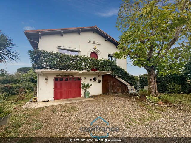 Dpt Gers (32), à vendre BARCELONNE DU GERS belle maison T5 de 105 m² habitables sur 2 niveaux + garage sur 617 m² de terrain, au bout d'une impasse, au calme — photo du bien
