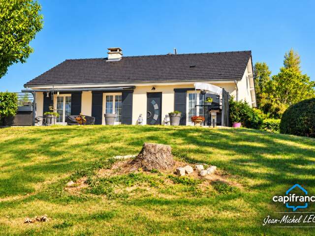 BLANZY – 145 m² – AU BOUT DE L'IMPASSE, LE CALME… ET LA VUE ! — photo du bien