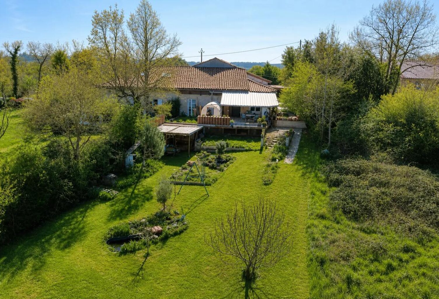 Maison en pierre 4 pièces avec jardin à Augnax — photo 1
