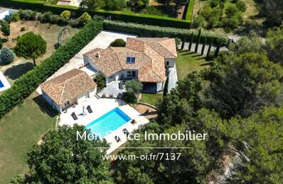Référence : 7137-VCL - Maison de plain pied - jardin paysager, calme absolu - 4 chambres 1 bureau - Simiane Collongue — photo du bien