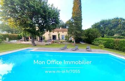 Référence : 7055-VCL. - Maison 4 chambres et 1 bureau - Piscine calme absolu village à pied - 13510 EGUILLES — photo du bien