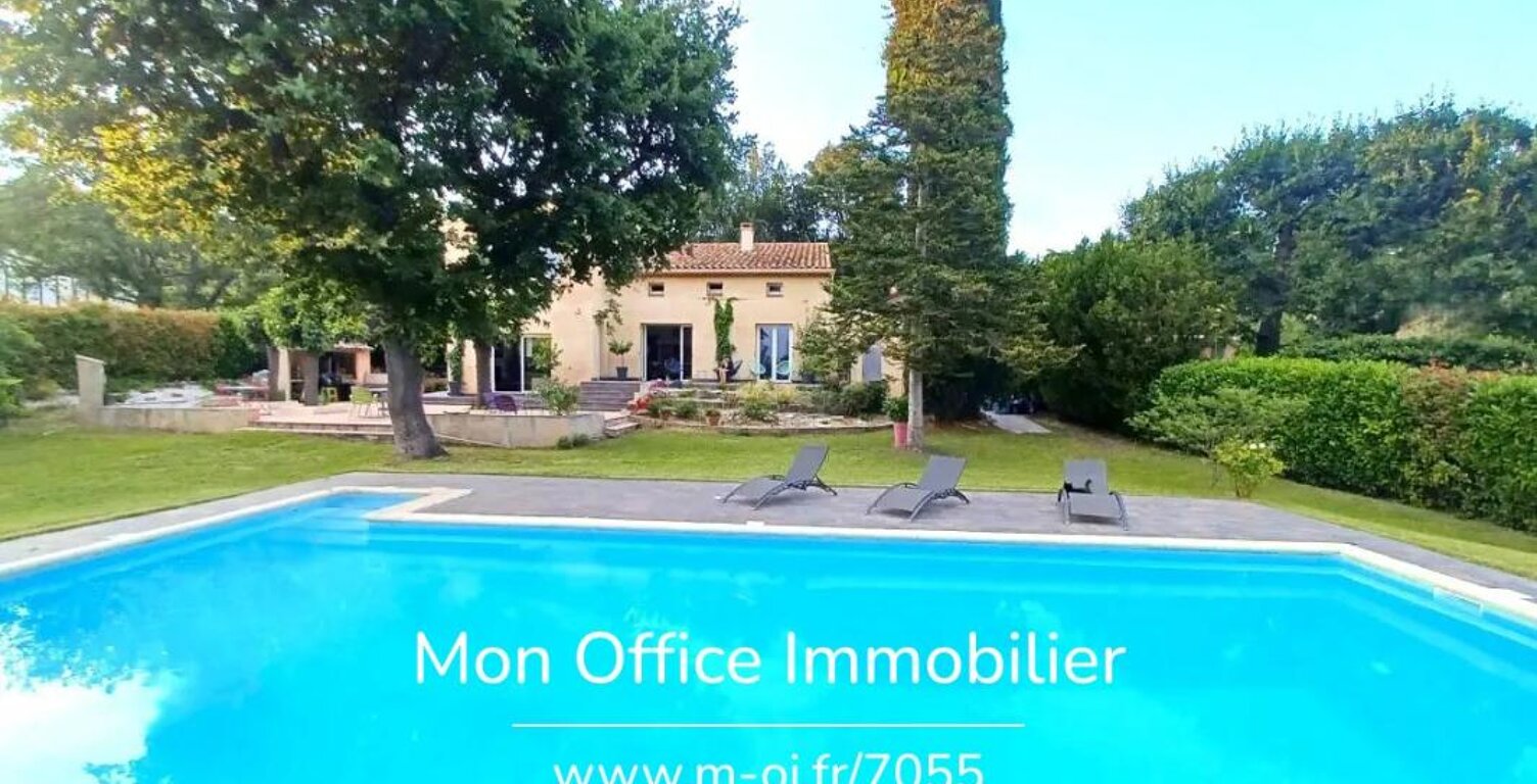 Référence : 7055-VCL. - Maison 4 chambres et 1 bureau - Piscine calme absolu village à pied - 13510 EGUILLES — photo 1