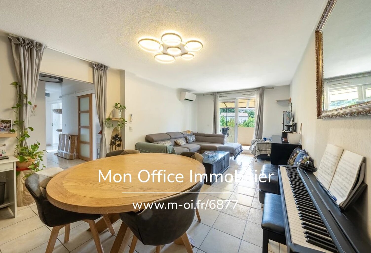 Référence : 6877-PAN. - Appartement 3 pièces de 68 m2 avec terrasse + box — photo 1
