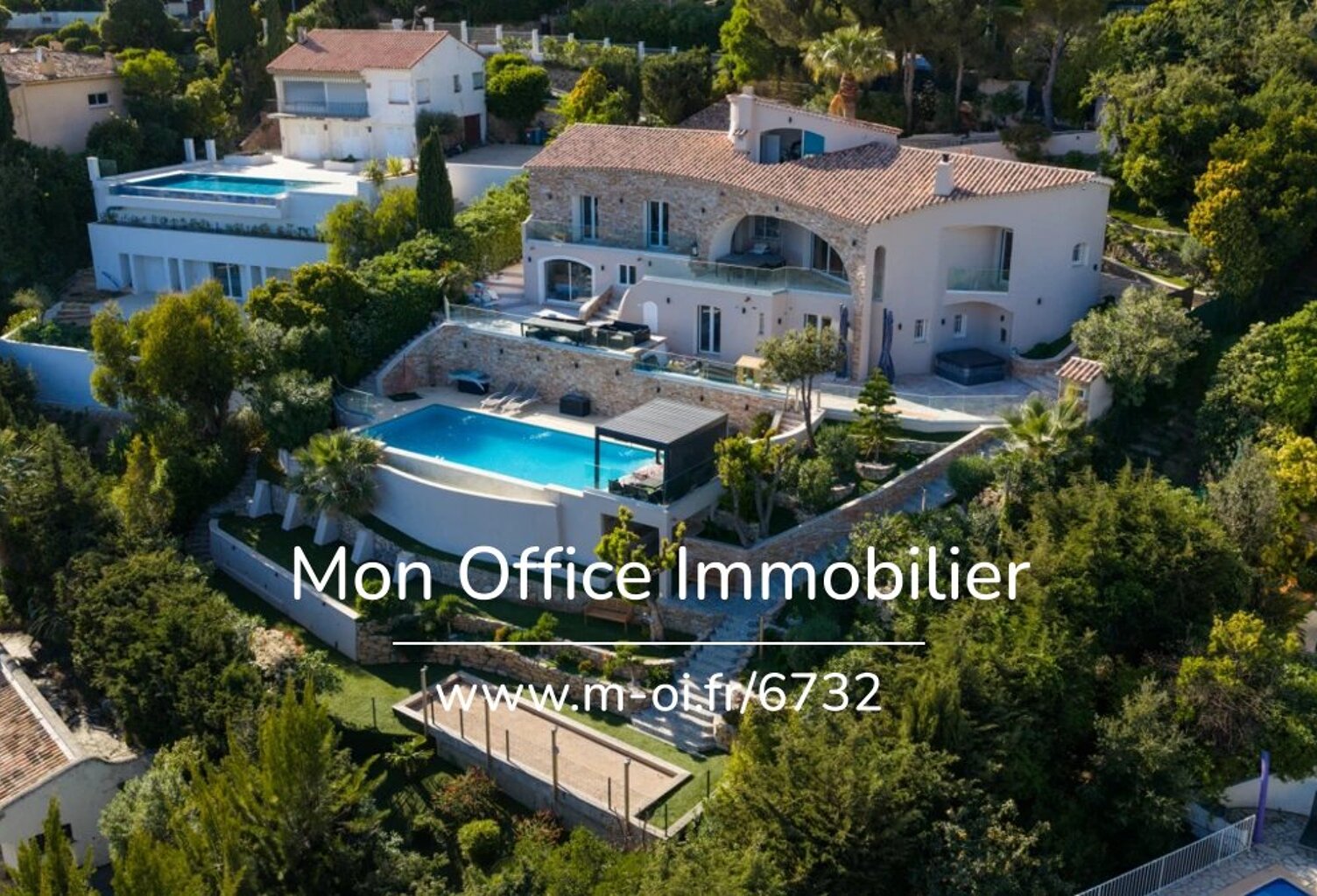 Référence : 6732-JDO. - Villa d’exception avec vue mer panoramique aux Issambres — photo 1