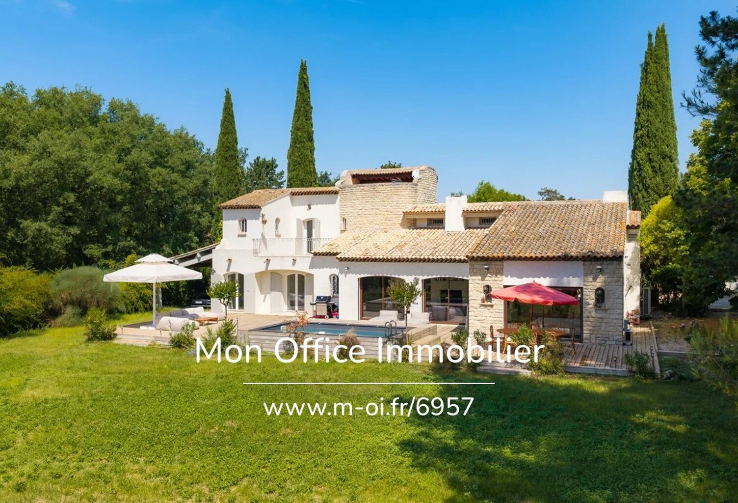 Référence : 6957-PEL - Puyricard – Villa de caractère au cœur d’un parc arboré de 5 829 m² avec piscine — photo 1
