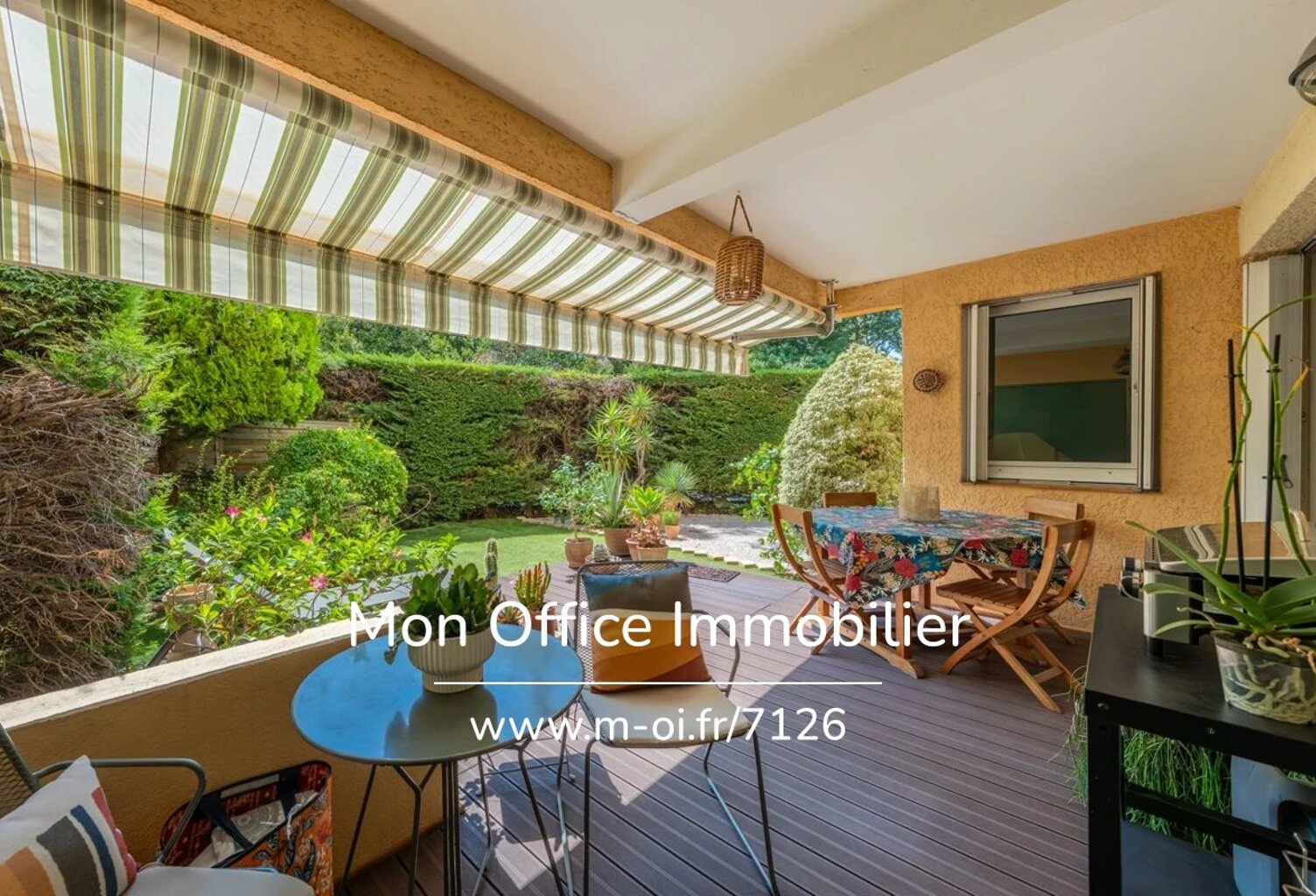 Référence : 7126-MTR. - T3 avec JARDIN et BOX en sus — photo 1