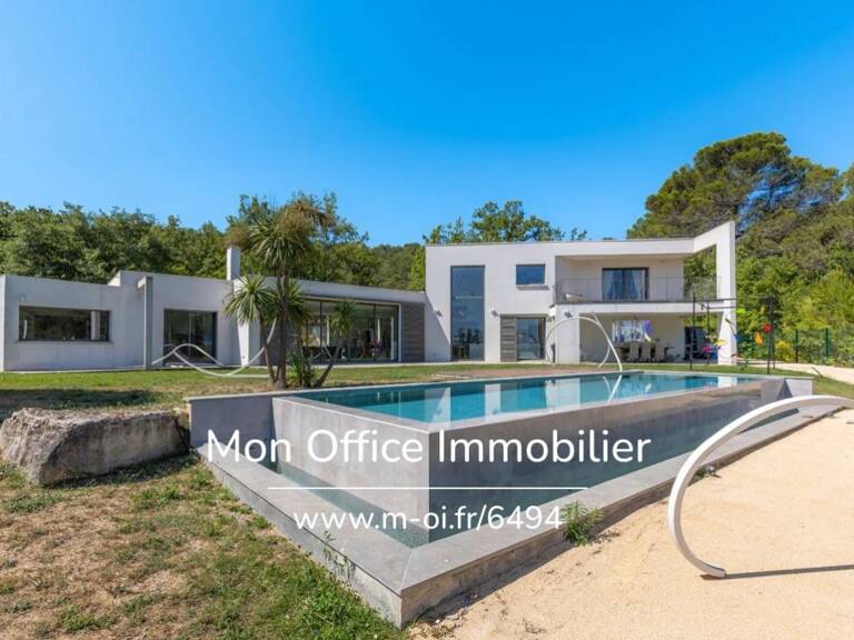 Référence : 6494-NGU - Villa contemporaine avec vue imprenable sur le Luberon - Piscine et séjour cathédrale — photo 1