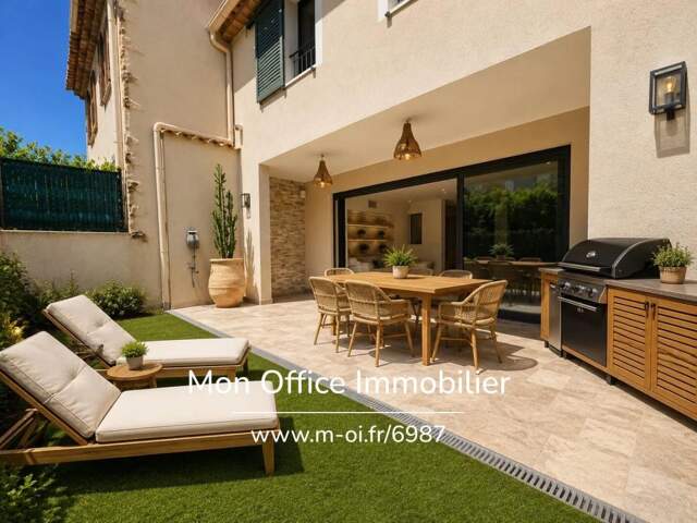 Référence : 6987-LES. - MAISON DE VILLAGE RÉNOVÉE À COGOLIN — photo du bien