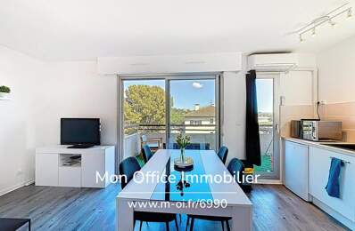 Référence : 6990-LES. - STUDIO CABINE VUE MER RÉNOVÉ À VENDRE À CAVALAIRE SUR MER — photo du bien