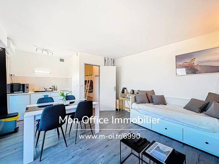Référence : 6990-LES. - STUDIO CABINE VUE MER RÉNOVÉ À VENDRE À CAVALAIRE SUR MER — photo 1
