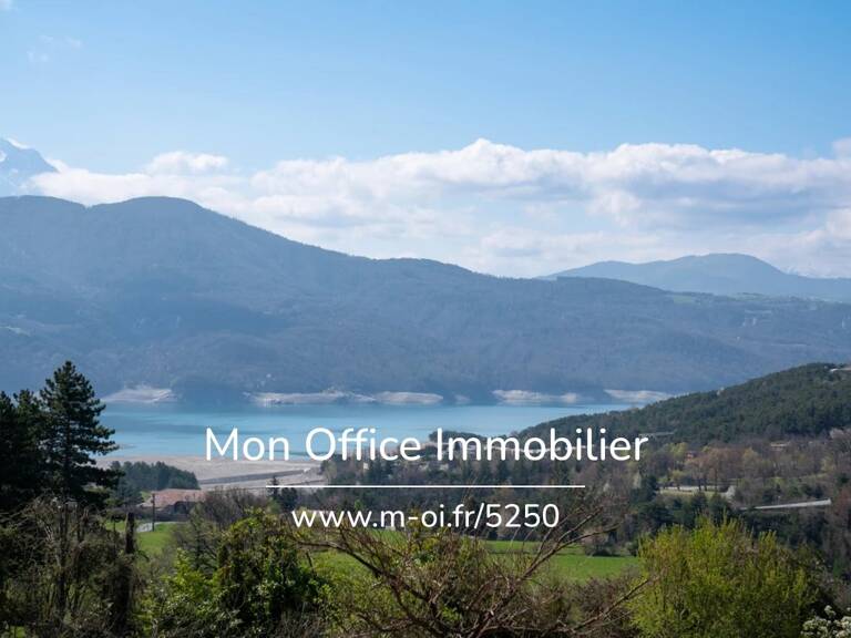 Référence : 6621-MTE. - Terrain viabilisé et borné avec permis purgé -  Vue Lac de Serre-Ponçon — photo 1