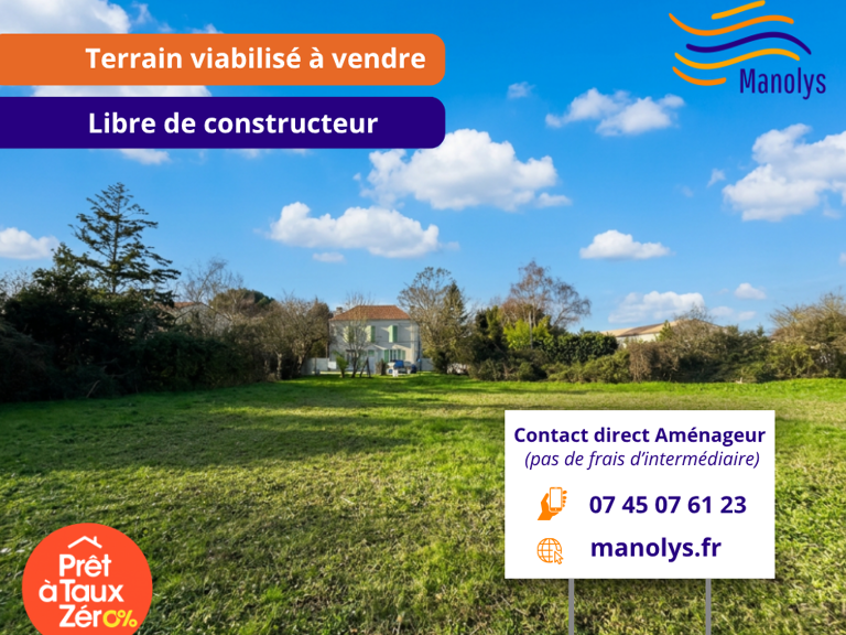 Terrain viabilisé proche de Saint-Vivien — photo 1