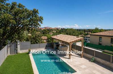 Référence : 6863-DVI. - Maison T5 de 107 m² sur terrain de 527 m², piscine et vue sur la Sainte-Victoire — photo du bien