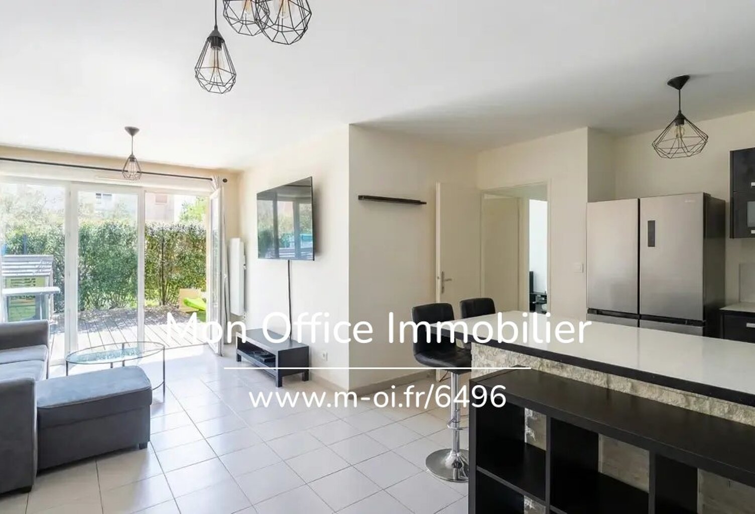 Référence : 6496-MCO - Exclusivité Appartement 3 pièces jardin avec terrasse et place de parking privative — photo 1