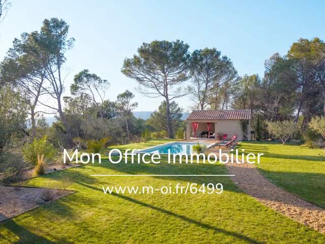 Référence : 6499-NGU - Maison 5 pièces - vue exceptionnelle - Piscine - à deux pas du village — photo du bien
