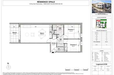 Appartement 3 pièces 314000 €