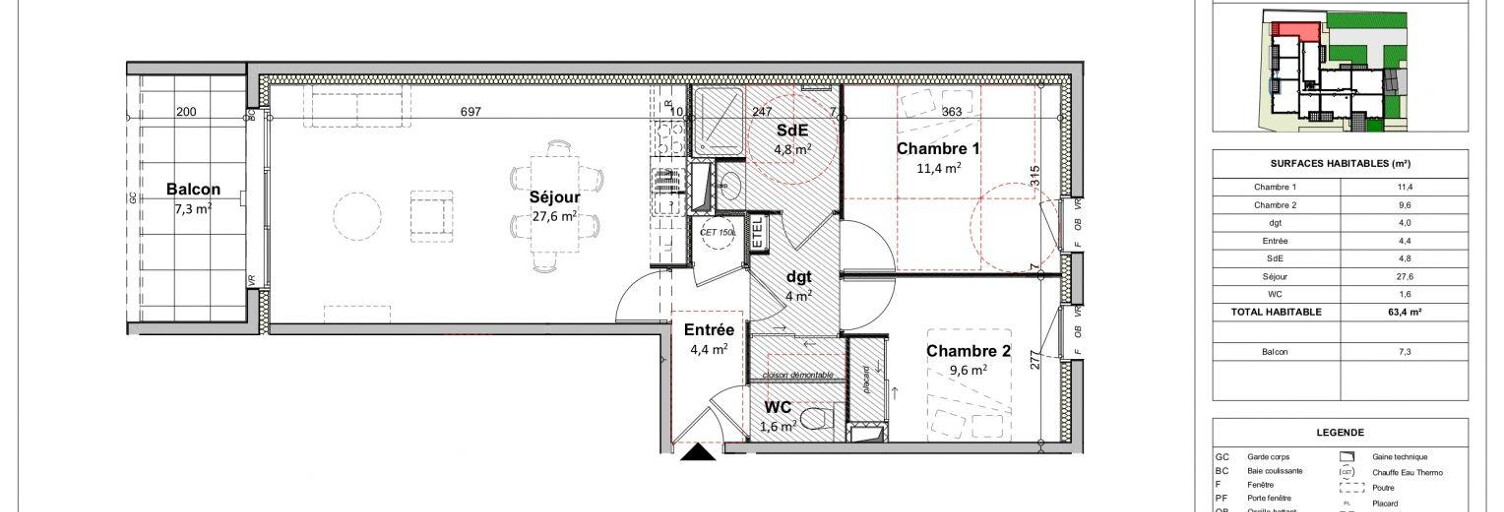 Appartement 3 Pièces 63 m² à vendre à Saint-Gilles-Croix-de-Vie (85800)