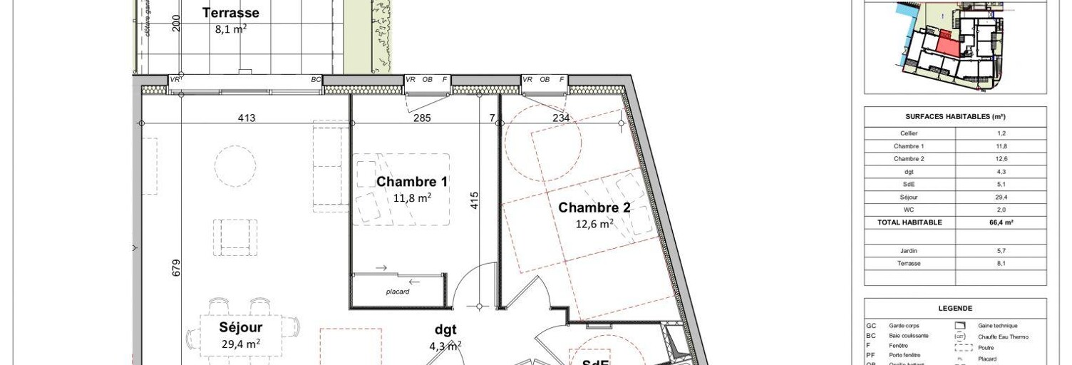 Appartement 3 Pièces 66 m² à vendre à Saint-Gilles-Croix-de-Vie (85800)
