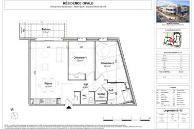 Appartement 3 pièces 304000 €