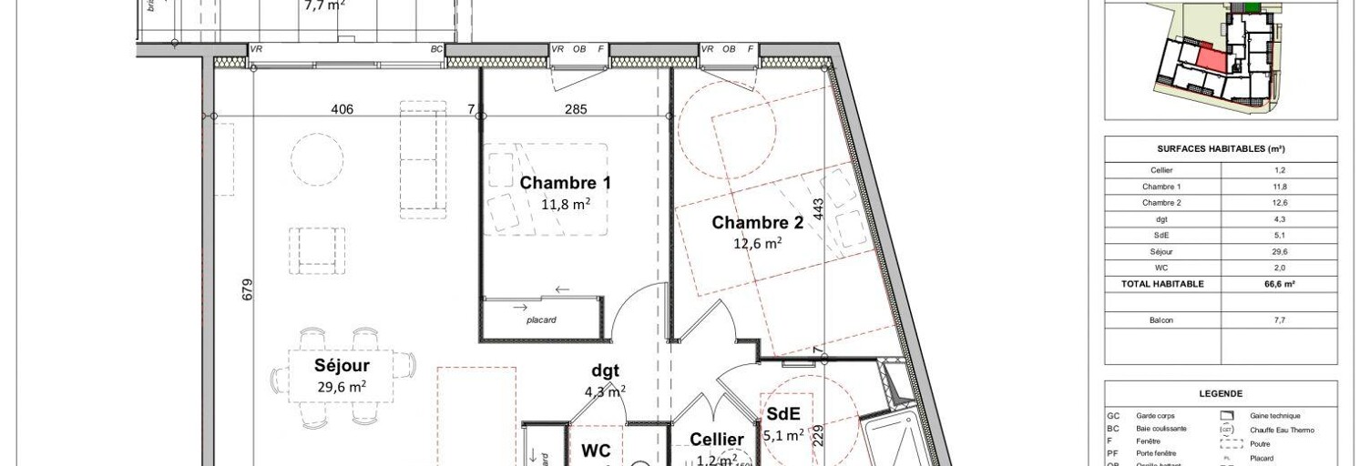 Appartement 3 Pièces 67 m² à vendre à Saint-Gilles-Croix-de-Vie (85800)