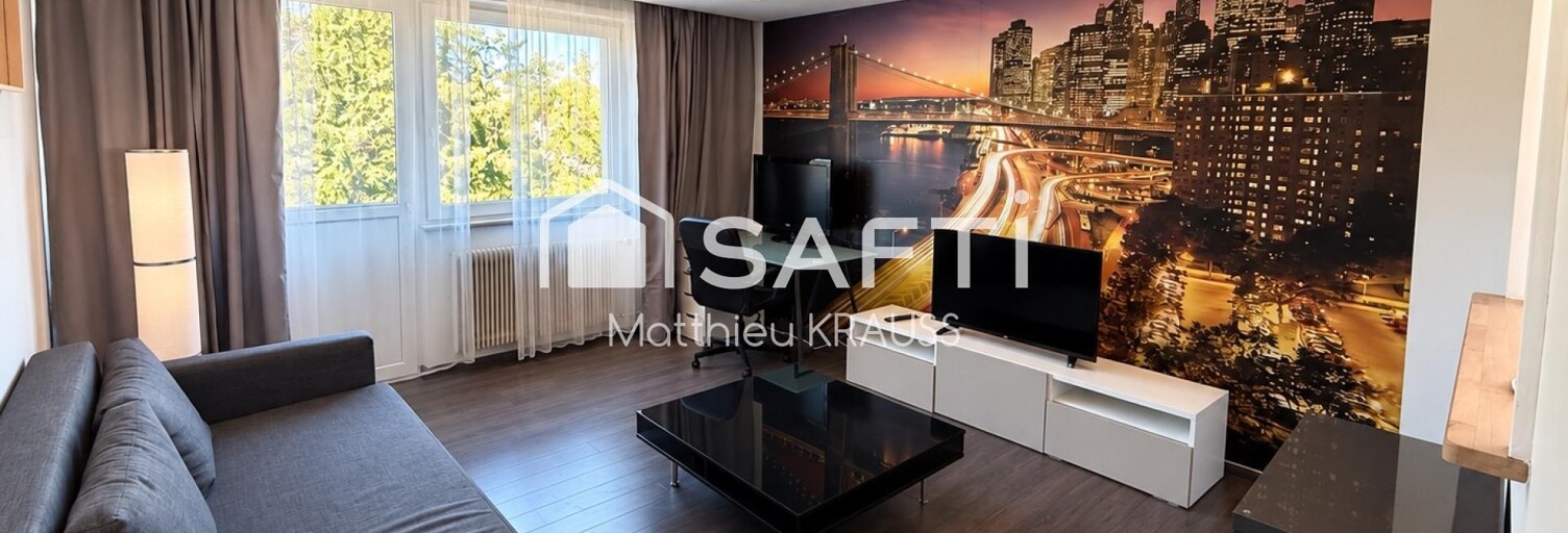 Appartement 2 Pièces 49 m² à vendre à Mulhouse (68100)